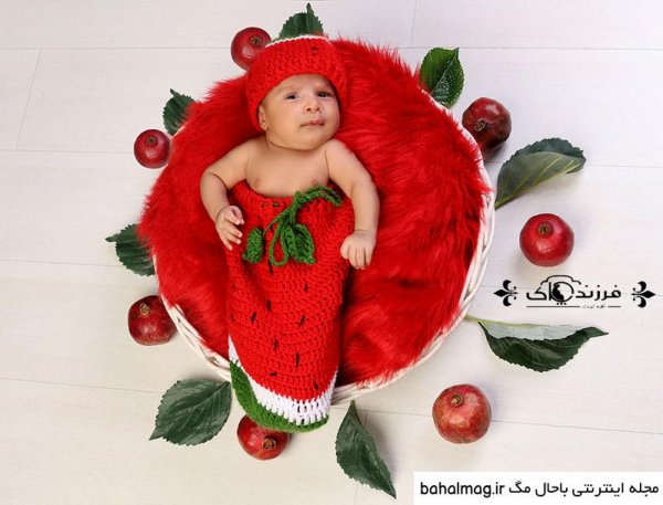 عکس یلدایی نوزاد پسر