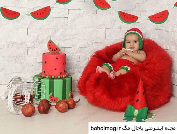  عکس یلدایی نوزاد پسر