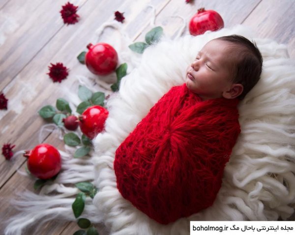  عکس یلدایی نوزاد پسر