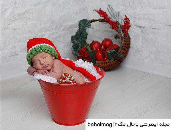  عکس یلدایی نوزاد پسر
