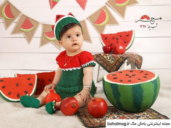  عکس یلدایی نوزاد پسر