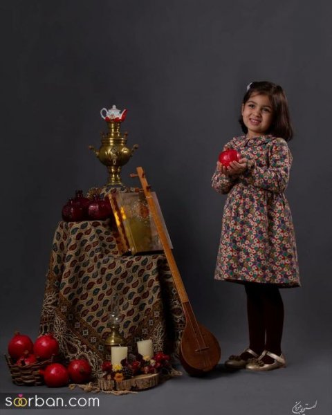  عکس یلدایی نوزاد دختر