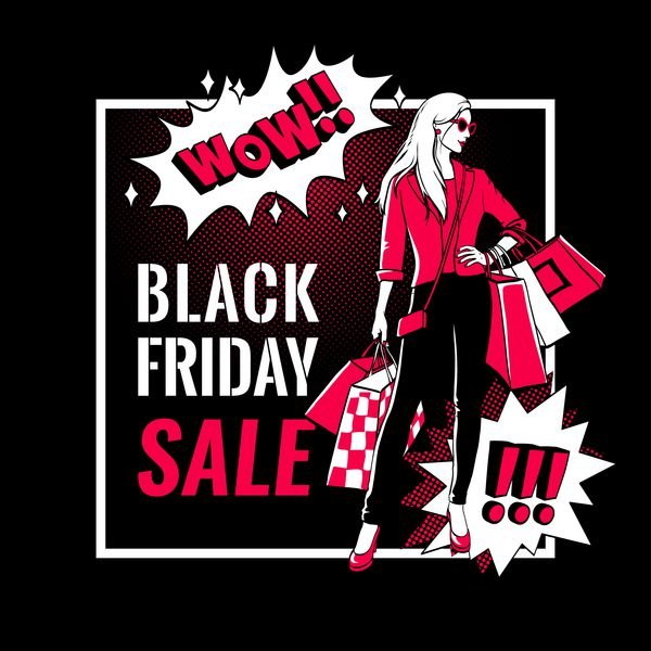  عکس بک گراند بلک فرایدی