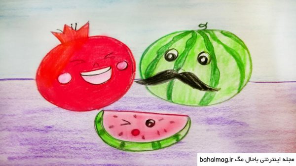  عکس شب یلدا نقاشی