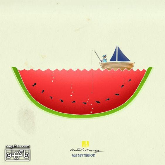  عکس شب یلدا کارتونی