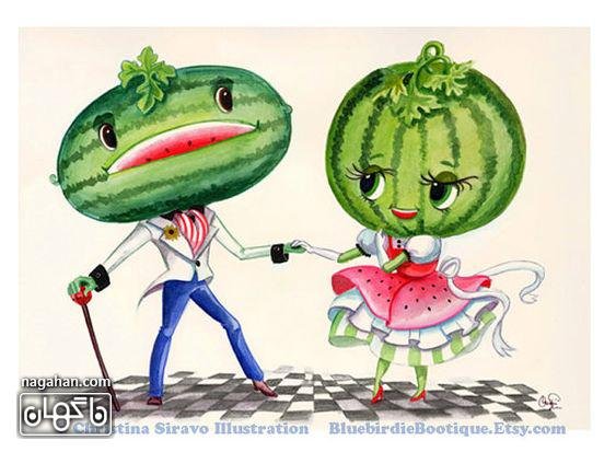  عکس شب یلدا کارتونی