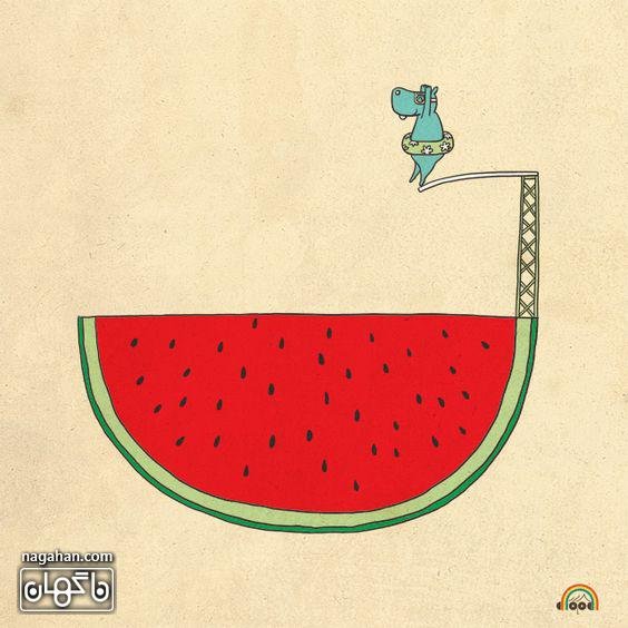  عکس شب یلدا کارتونی