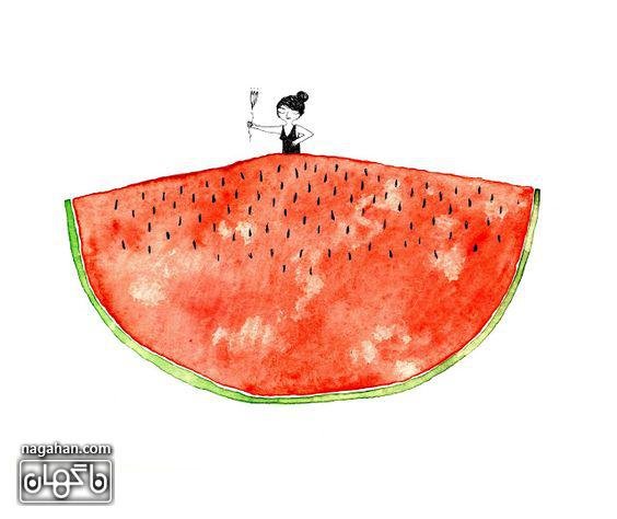  عکس شب یلدا کارتونی