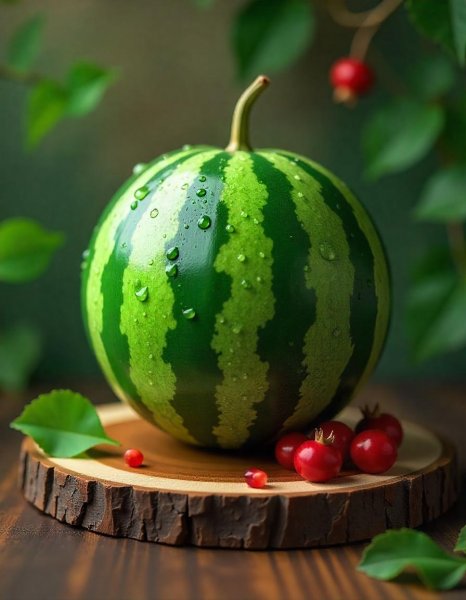  عکس هندوانه و انار برای شب یلدا کارتونی