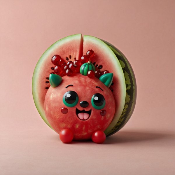  عکس هندوانه و انار برای شب یلدا کارتونی