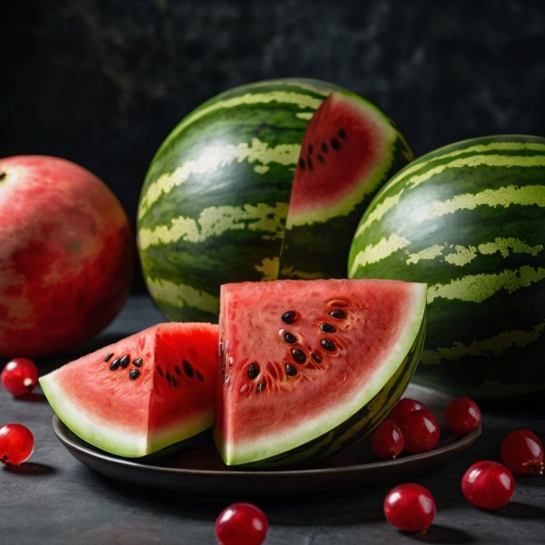  عکس هندوانه و انار برای شب یلدا کارتونی