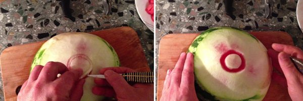  تزیین هندوانه شب یلدا برای عروس