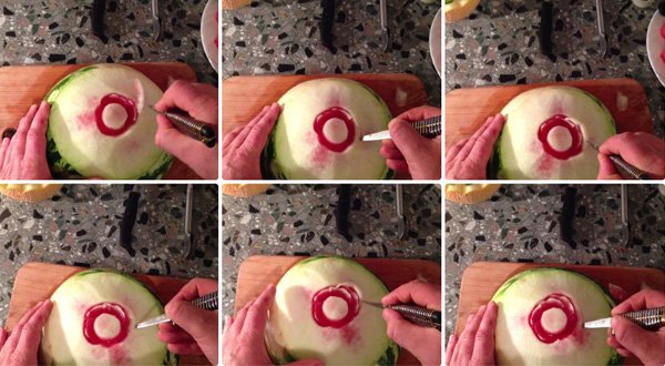  تزیین هندوانه شب یلدا برای عروس