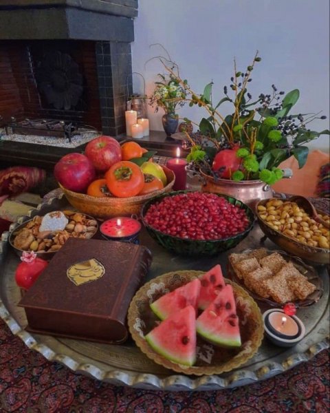  عکس شب یلدا برای عروس