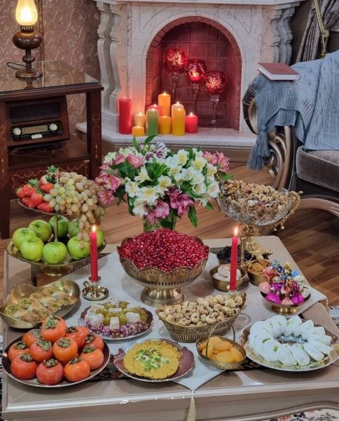  عکس شب یلدا برای عروس
