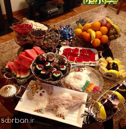  عکس شب یلدا برای عروس