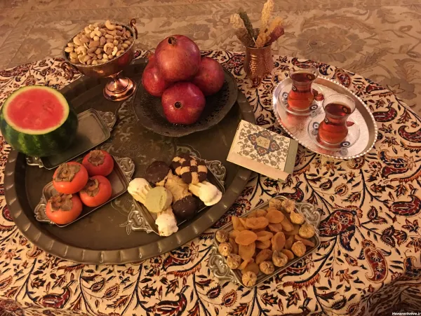  عکس شب یلدا انار