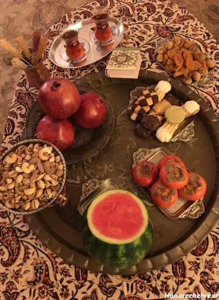  عکس شب یلدا انار