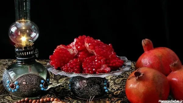  عکس شب یلدا انار