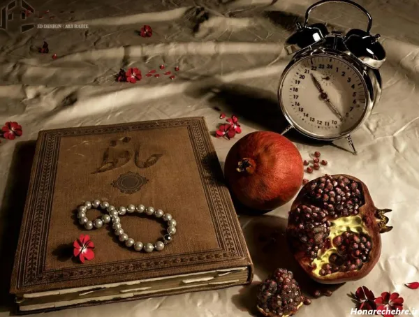  عکس شب یلدا انار