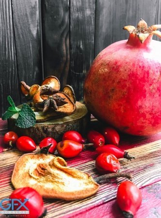  عکس انار پاییزی برای پروفایل