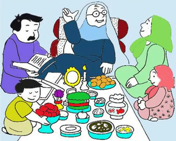  عکس شب یلدا انیمیشنی