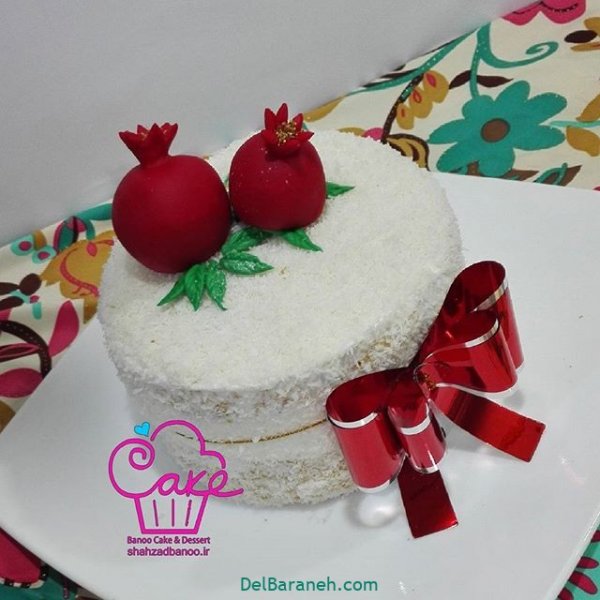 100 عکس کیک شب یلدا یک کیلویی