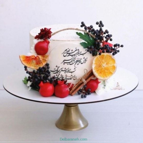  100 عکس کیک شب یلدا یک کیلویی