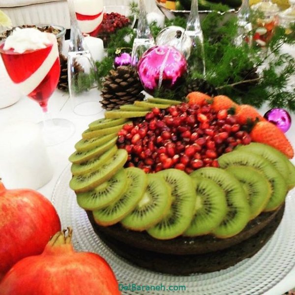  100 عکس کیک شب یلدا یک کیلویی