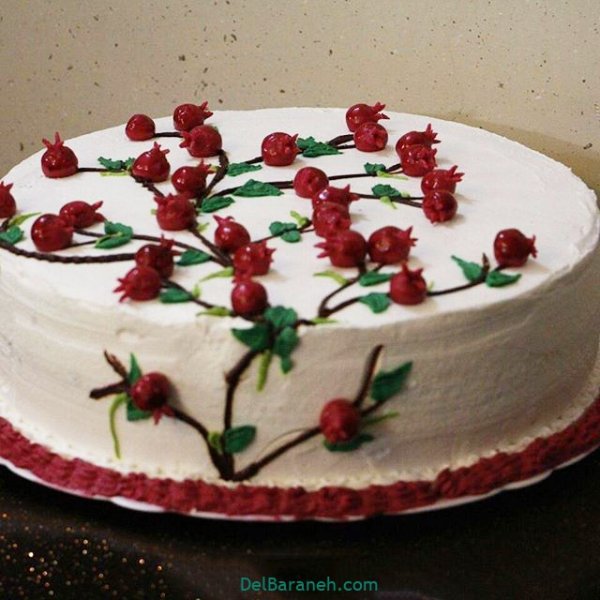  100 عکس کیک شب یلدا یک کیلویی