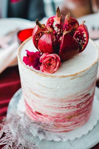  عکس کیک اناری