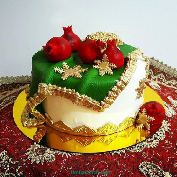  مدل کیک یلدایی ساده