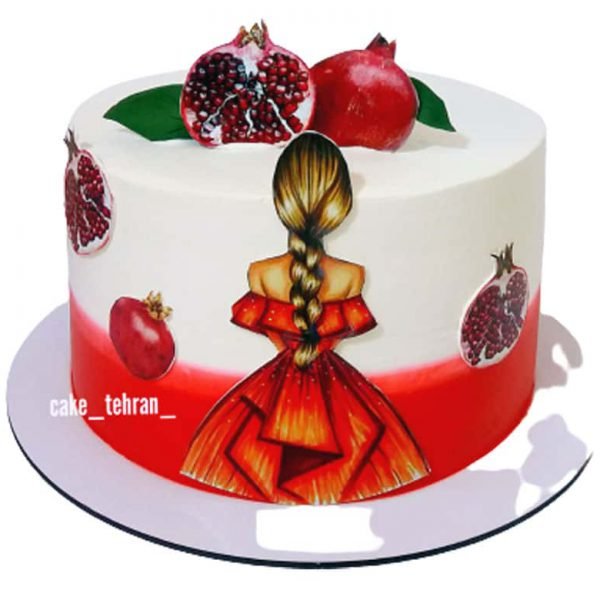  کیک تولد تم یلدایی