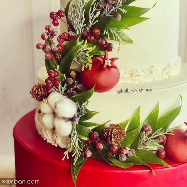  عکس کیک یلدایی پسرانه