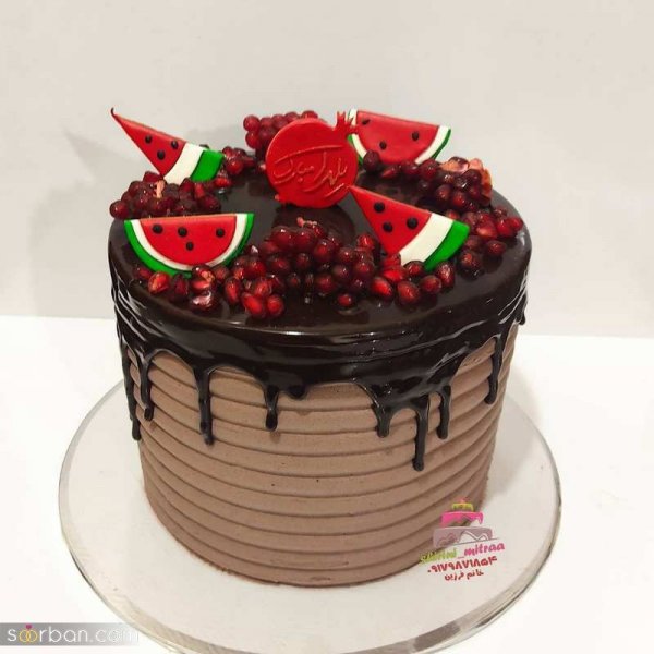  عکس کیک یلدایی پسرانه