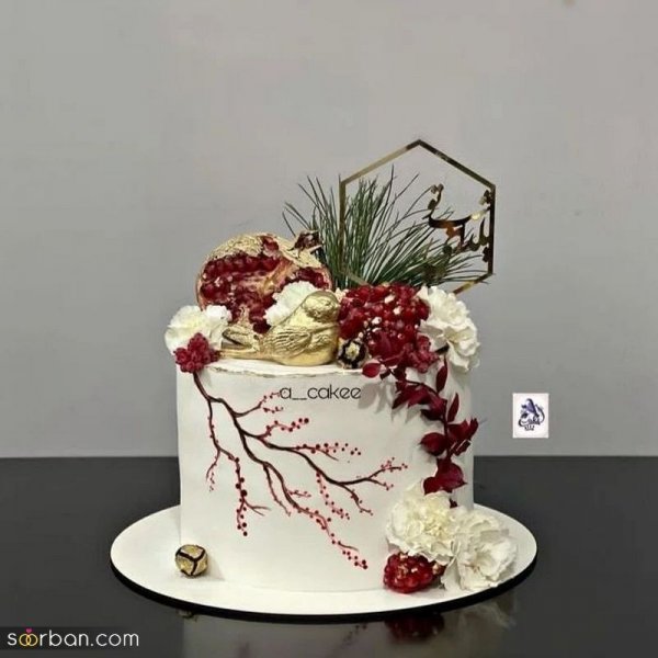  عکس کیک یلدایی پسرانه