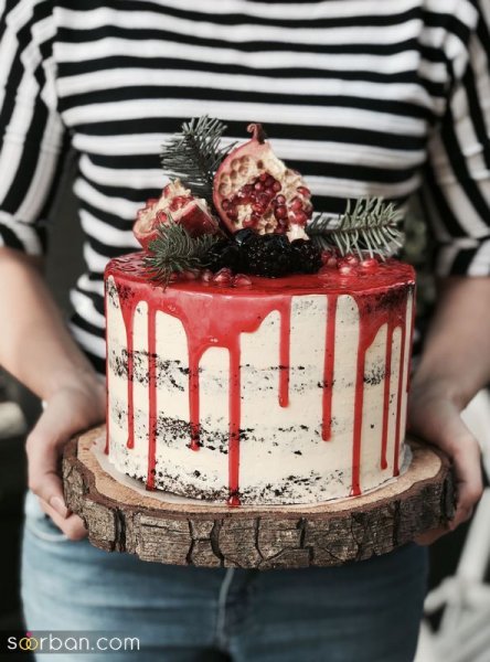  عکس کیک یلدایی پسرانه