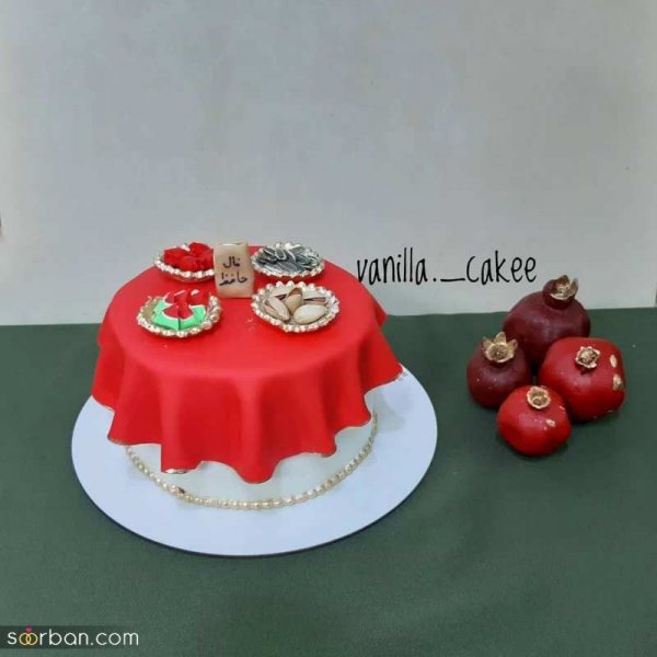  عکس کیک یلدایی پسرانه