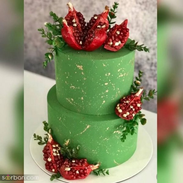  عکس کیک یلدایی پسرانه