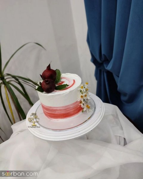  عکس کیک یلدایی عروس