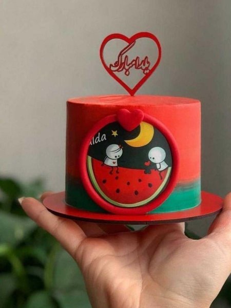  90 عکس کیک شب یلدا لاکچری