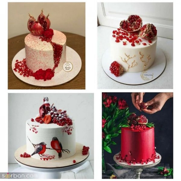  عکس کیک شب یلدا جدید