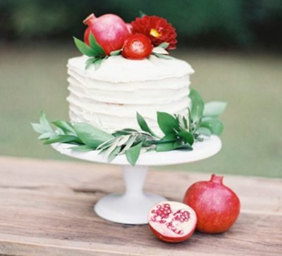  کیک شب یلدا برای مدرسه