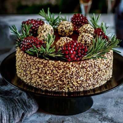  کیک شب یلدا برای مدرسه