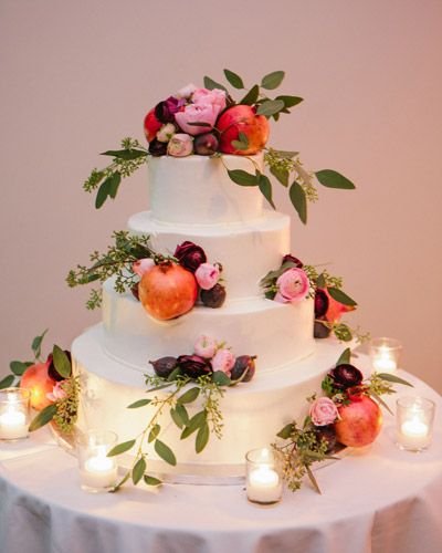  کیک شب یلدا برای مدرسه