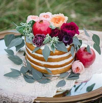  کیک شب یلدا برای مدرسه