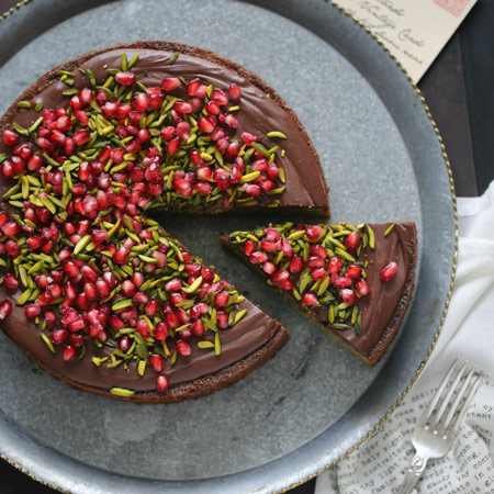  کیک شب یلدا برای مدرسه