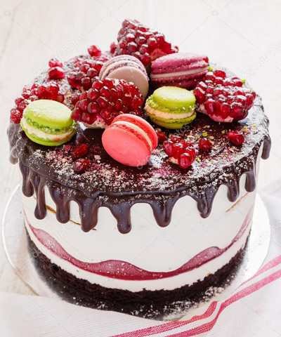  کیک شب یلدا برای مدرسه