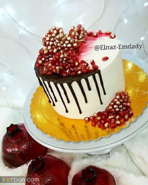  کیک شب یلدا برای عروس و داماد