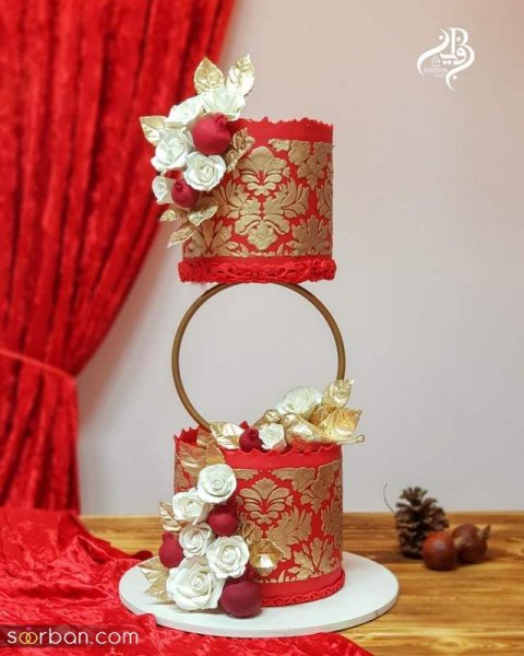  کیک شب یلدا برای عروس و داماد